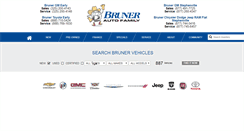 Desktop Screenshot of brunerautofamily.com